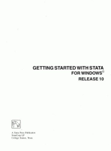 دانلود نسخه کامل کتاب Getting Started With Stata for Windows