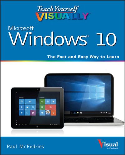 دانلود نسخه کامل کتاب Teach Yourself VISUALLY: Windows 10