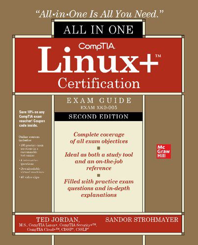دانلود نسخه کامل کتاب CompTIA Linux+ Certification All-in-One Exam Guide (Exam XK0-005)