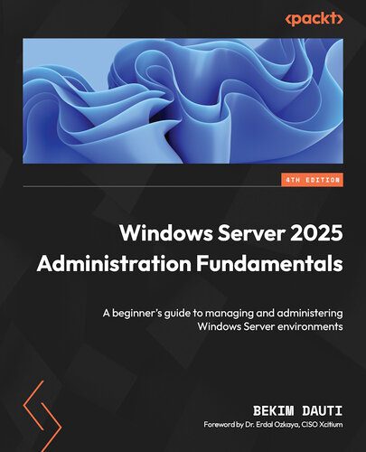دانلود نسخه کامل کتاب Windows Server 2025 Administration Fundamentals