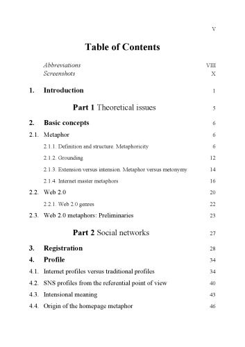 دانلود نسخه کامل کتاب Metaphors of the Web 2.0: With Special Emphasis on Social Networks and Folksonomies