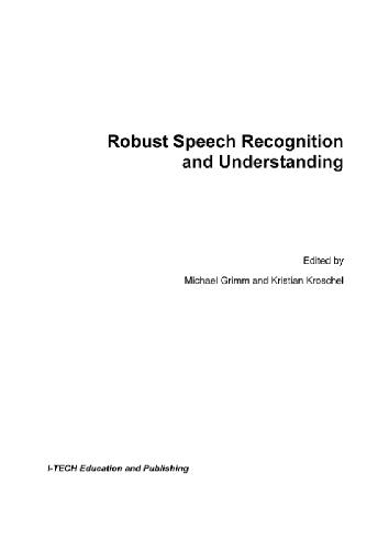 دانلود نسخه کامل کتاب Robust speech recognition and understanding