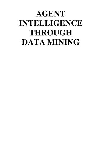 دانلود نسخه کامل کتاب Agent intelligence through data mining