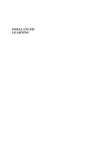 دانلود نسخه کامل کتاب Imbalanced Learning: Foundations, Algorithms, and Applications
