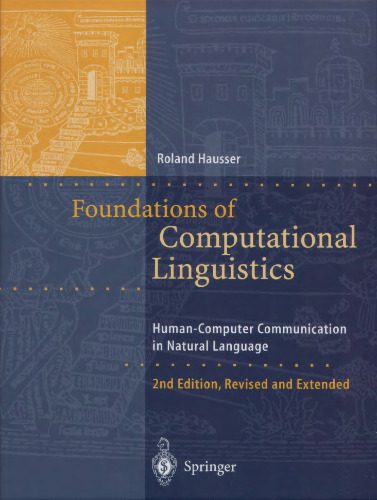 دانلود نسخه کامل کتاب Foundations of Computational Linguistics