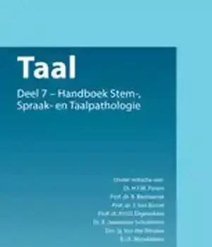 دانلود کتاب Taal: Handboek Stem, Spraak en Taalpathologie 7 – Taal: Handbeek Stem ، Spraak En Taalpathologie 7