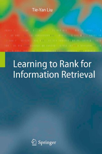 دانلود نسخه کامل کتاب Learning to Rank for Information Retrieval
