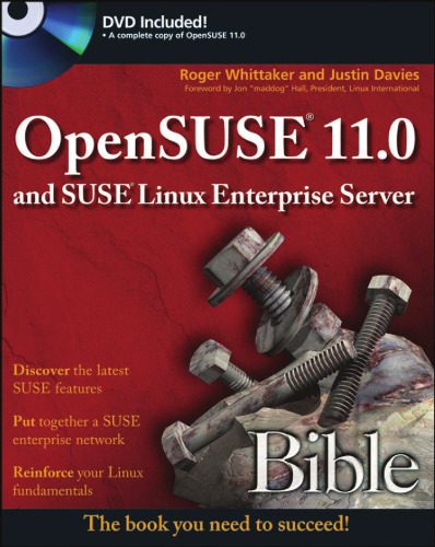 دانلود نسخه کامل کتاب OpenSUSE 11.0 and SUSE Linux Enterprise Server Bible
