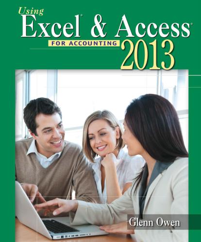 دانلود نسخه کامل کتاب Using Microsoft Excel and Access 2013 for Accounting