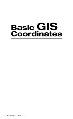 دانلود نسخه کامل کتاب Basic GIS coordinates