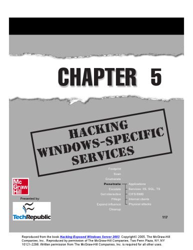 دانلود نسخه کامل کتاب Windows Server 2003 (Hacking Exposed)