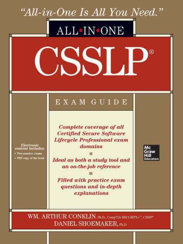 دانلود نسخه کامل کتاب CSSLP Certification All-in-One Exam Guide