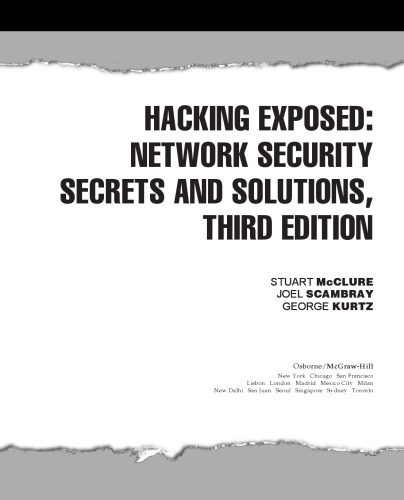 دانلود نسخه کامل کتاب Hacking Exposed: Network Security Secrets & Solutions