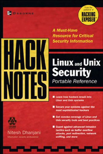 دانلود نسخه کامل کتاب HackNotes ™ Linux and Unix Security Portable Reference