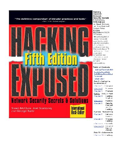 دانلود نسخه کامل کتاب Hacking Exposed – Linux: Linux Security Secrets