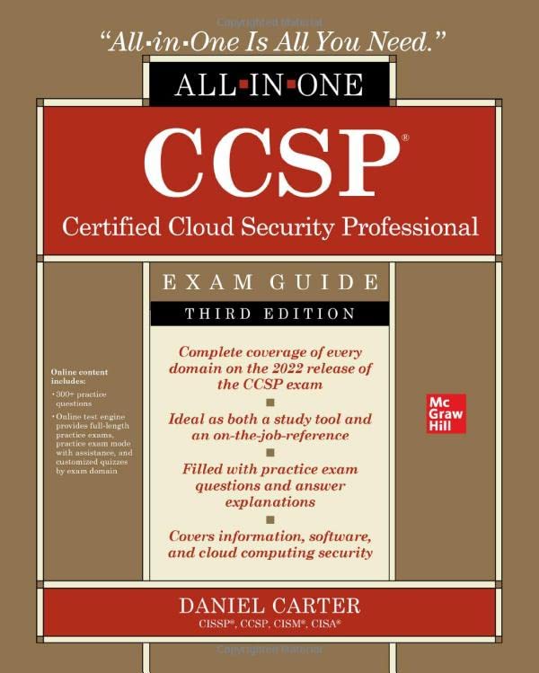 دانلود نسخه کامل کتاب CCSP Certified Cloud Security Professional All-in-One Exam Guide