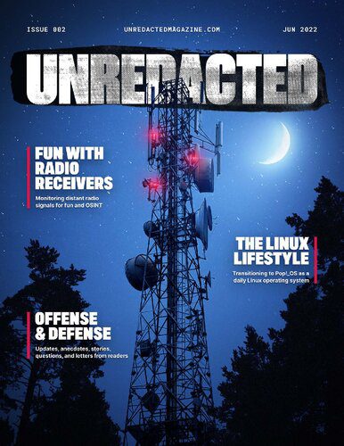 دانلود نسخه کامل کتاب UNREDACTED Magazine Issue #002 – June 2022