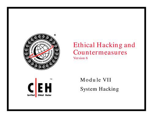 دانلود نسخه کامل کتاب Ethical Hacking and Countermeasures