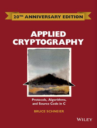 دانلود نسخه کامل کتاب Applied Cryptography: Protocols, Algorithms and Source Code in C