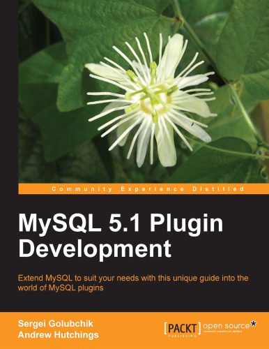 دانلود نسخه کامل کتاب MySQL 5.1 Plugin Development