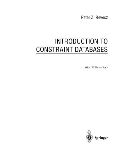 دانلود نسخه کامل کتاب Introduction to Constraint Databases