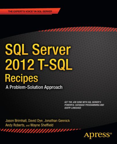 دانلود نسخه کامل کتاب SQL Server 2012 T-SQL Recipes: A Problem-Solution Approach (+ Code)