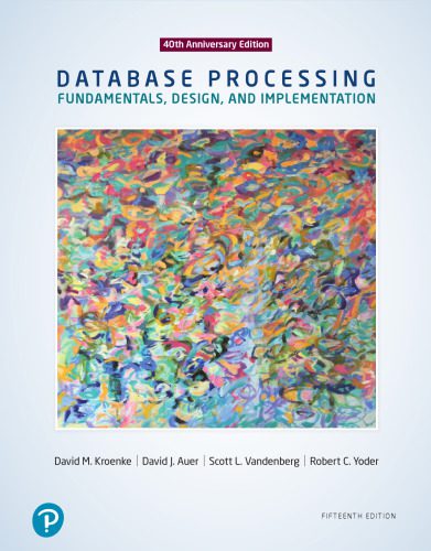 دانلود نسخه کامل کتاب Database Processing: Fundamentals, Design, and Implementation