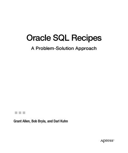 دانلود نسخه کامل کتاب Oracle SQL Recipes