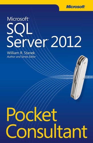 دانلود کتاب Microsoft SQL Server 2012 pocket consultant – مشاور جیبی Microsoft SQL Server 2012