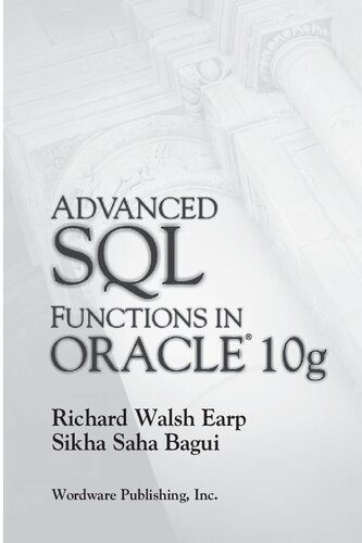 دانلود نسخه کامل کتاب Advanced SQL Functions in Oracle 10g