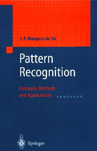 دانلود نسخه کامل کتاب Pattern Recognition – Concepts, Methods And Applications