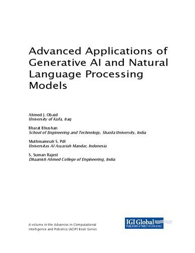 دانلود نسخه کامل کتاب Advanced Applications of Generative Ai and Natural Language Processing Models