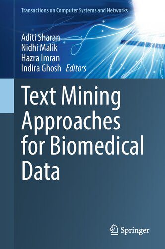 دانلود نسخه کامل کتاب Text Mining Approaches for Biomedical Data