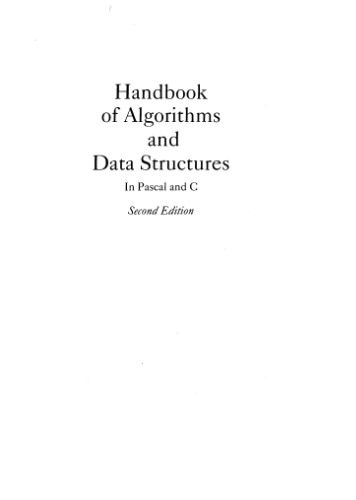 دانلود نسخه کامل کتاب Handbook of algorithms and data structures: in Pascal and C