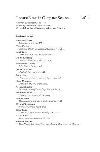 دانلود نسخه کامل کتاب Approximation, Randomization and Combinatorial Optimization. Algorithms and Techniques: 8th International Workshop on Approximation Algorithms for Combinatorial Optimization Problems, APPROX 2005 and 9th International Workshop on Randomization and Computation, RANDOM 2005, Berkeley, CA, USA, August 22-24, 2005. Proceedings