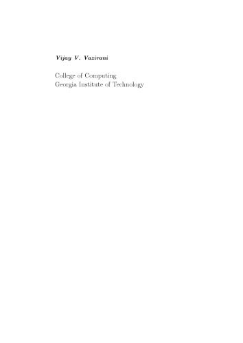 دانلود نسخه کامل کتاب Approximation algorithms