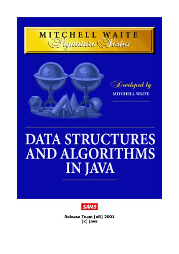 دانلود نسخه کامل کتاب Data Structures & Algorithms in Java
