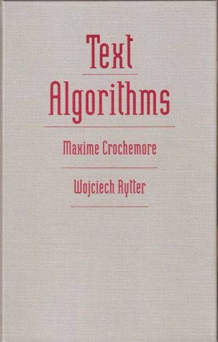 دانلود نسخه کامل کتاب Text Algorithms