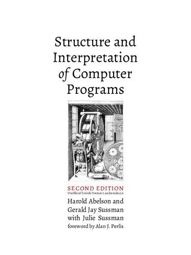 دانلود نسخه کامل کتاب Structure and Interpretation of Computer Programs (Beautified version)
