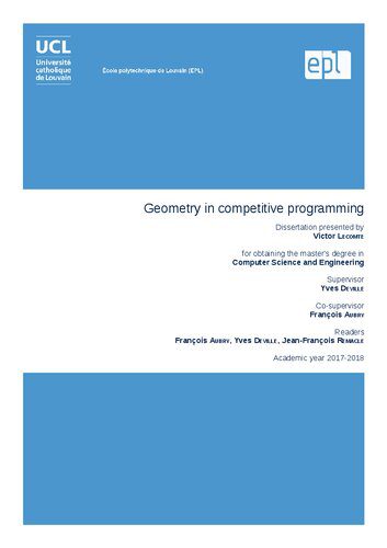 دانلود نسخه کامل کتاب Geometry in Competitive Programming
