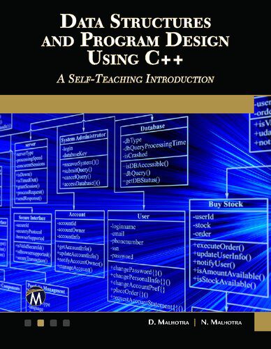 دانلود نسخه کامل کتاب Data Structures and Program Design Using C++: A Self-Teaching Introduction