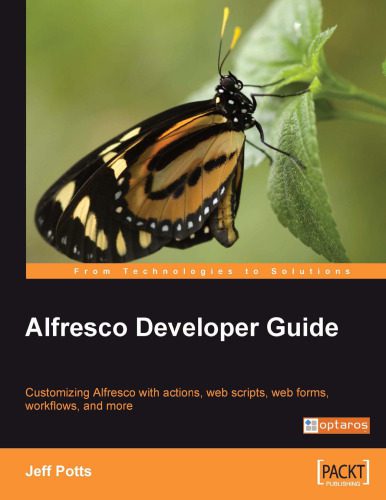 دانلود نسخه کامل کتاب Alfresco Developer Guide