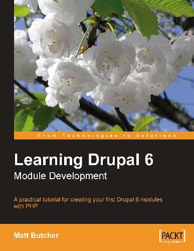 دانلود نسخه کامل کتاب Learning Drupal 6 Module Development