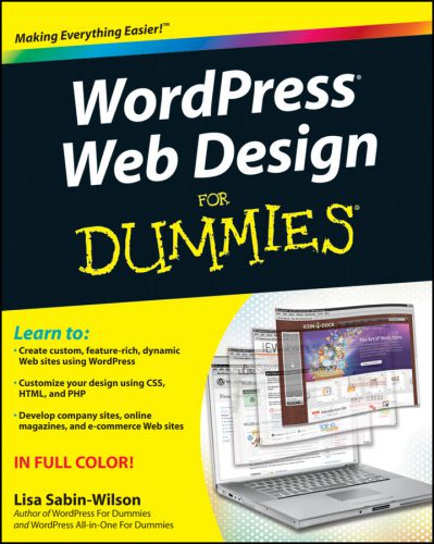 دانلود نسخه کامل کتاب WordPress web design for dummies