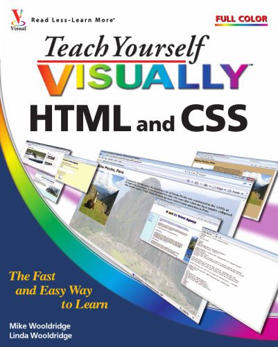 دانلود نسخه کامل کتاب Teach Yourself VISUALLY HTML and CSS