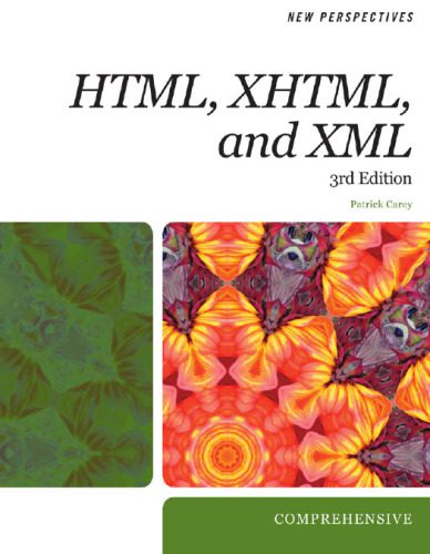 دانلود نسخه کامل کتاب New Perspectives on HTML, XHTML, and XML: Comprehensive, 3rd Edition