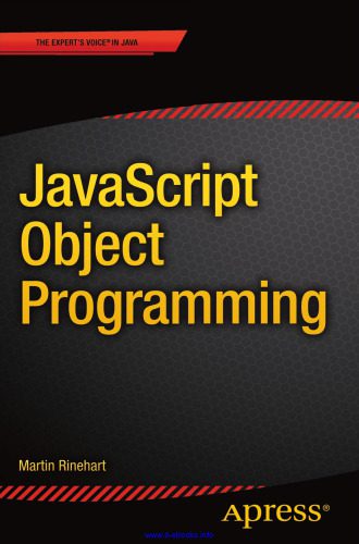 دانلود نسخه کامل کتاب JavaScript Object Programming