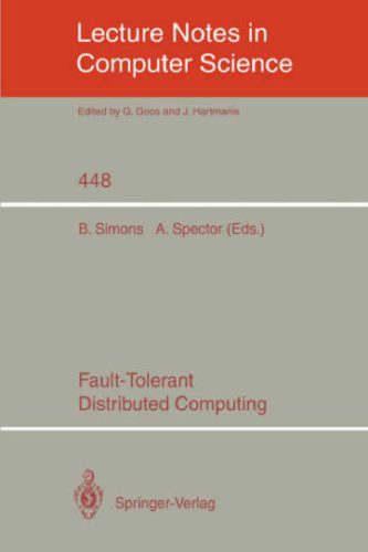دانلود نسخه کامل کتاب Fault-Tolerant Distributed Computing