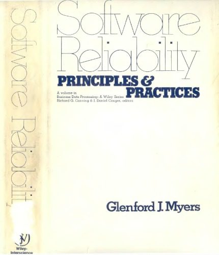 دانلود نسخه کامل کتاب Software reliability. Principles and practices