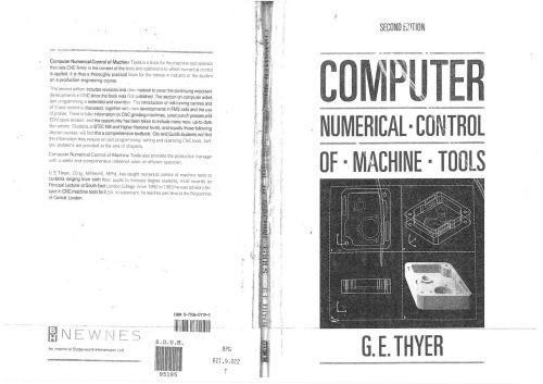 دانلود نسخه کامل کتاب Computer numerical control of machine tools – Second edition